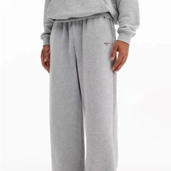 NOAH MARS Logo Embroidered Cross-Shape Micro Flared Pants