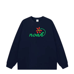 NOAH 2025 Loose Heavy Cotton Couple Long Sleeve Base T-shirt