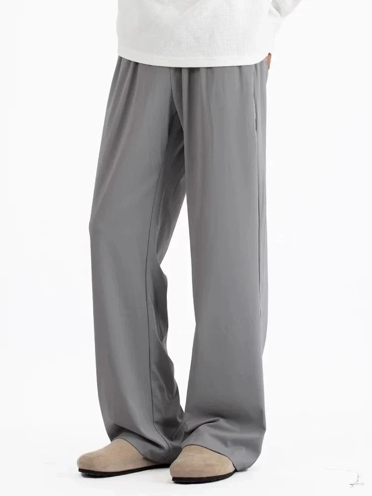 NOAH MARS Vintage Ice Fabric Quick Dry Flared Pants