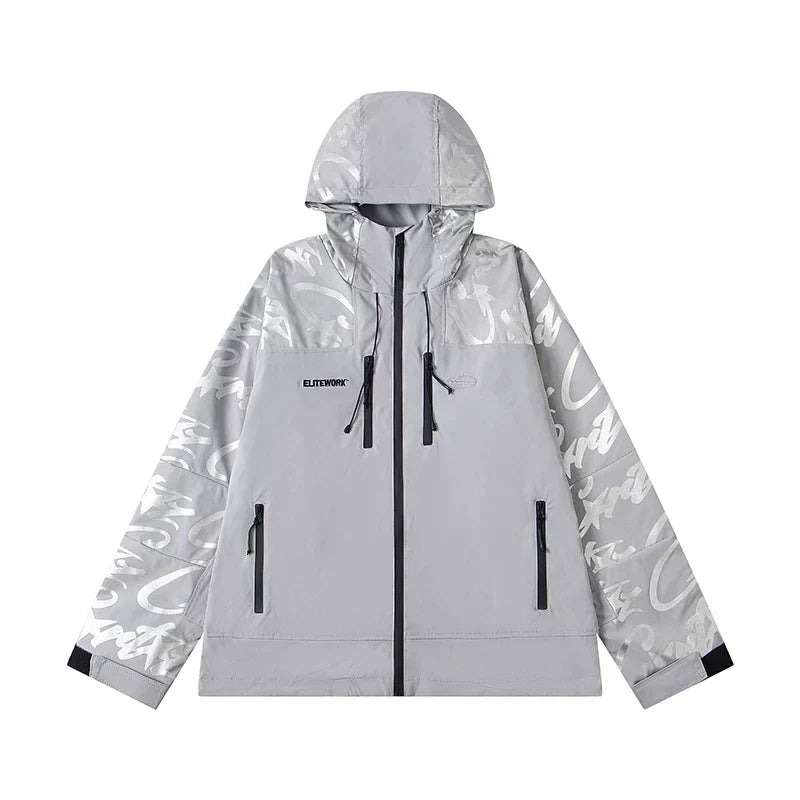 Corteiz Devil's Island Stormtrooper Waterproof Jacket Grey