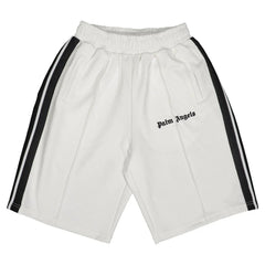 Palm Angels Classic Track Shorts - White/Black